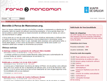 Tablet Screenshot of forxa.mancomun.org